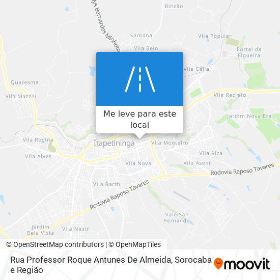 Rua Professor Roque Antunes De Almeida mapa