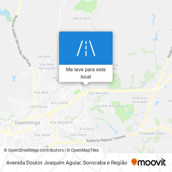 Avenida Doutor Joaquim Aguiar mapa