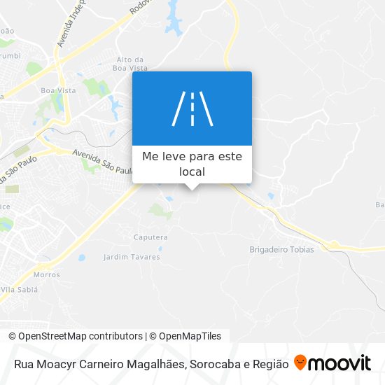 Rua Moacyr Carneiro Magalhães mapa