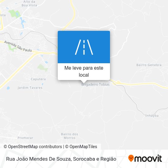 Rua João Mendes De Souza mapa