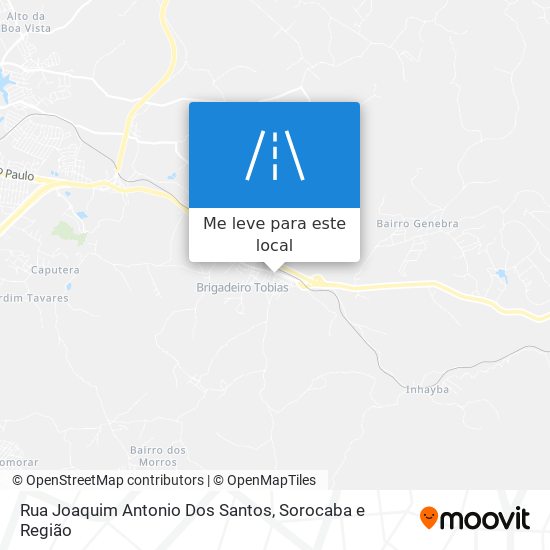 Rua Joaquim Antonio Dos Santos mapa