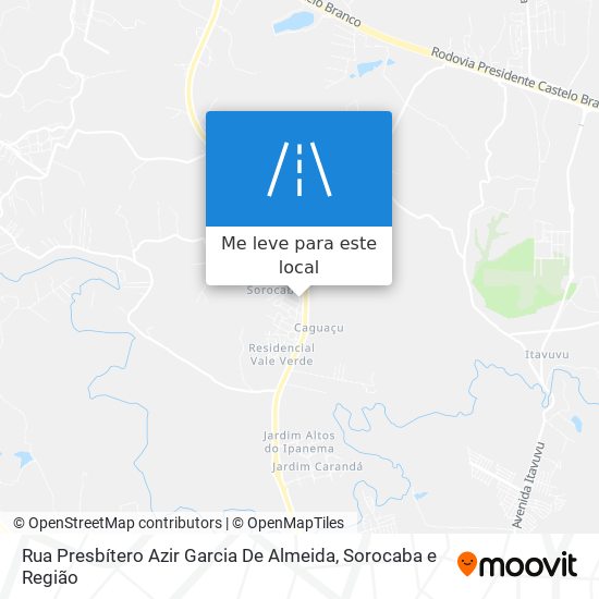 Rua Presbítero Azir Garcia De Almeida mapa