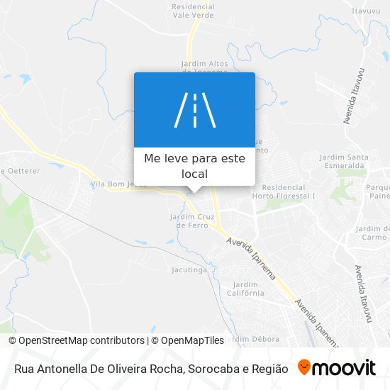 Rua Antonella De Oliveira Rocha mapa