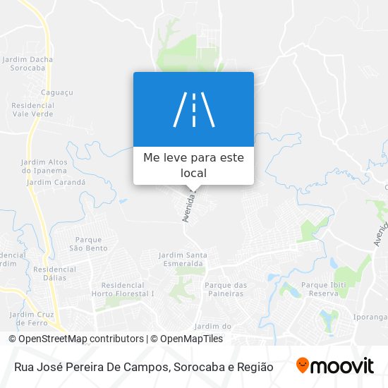 Rua José Pereira De Campos mapa