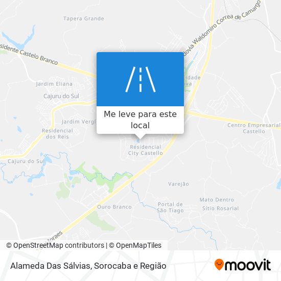 Alameda Das Sálvias mapa