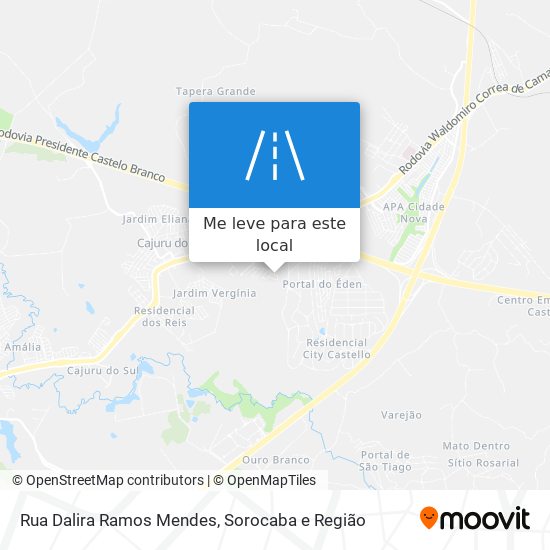 Rua Dalira Ramos Mendes mapa