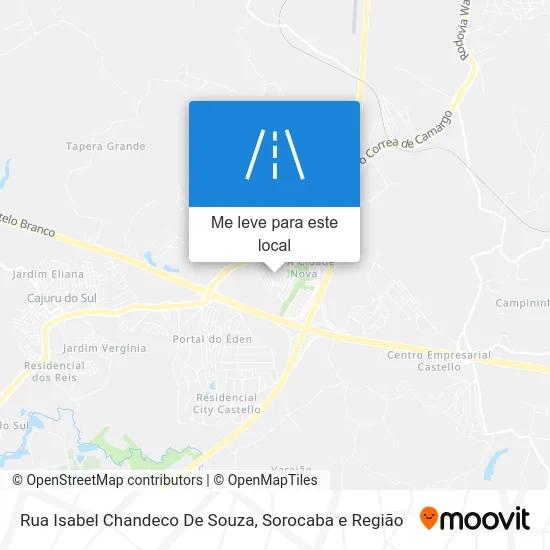 Rua Isabel Chandeco De Souza mapa