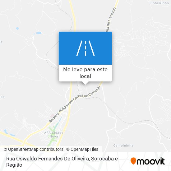 Rua Oswaldo Fernandes De Oliveira mapa