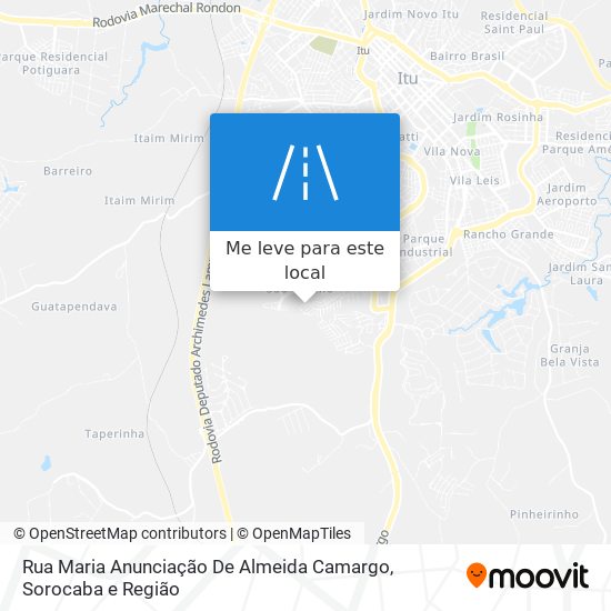 Rua Maria Anunciação De Almeida Camargo mapa