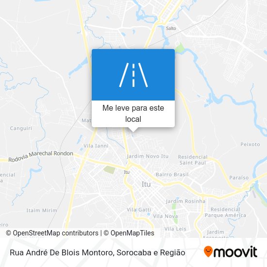 Rua André De Blois Montoro mapa
