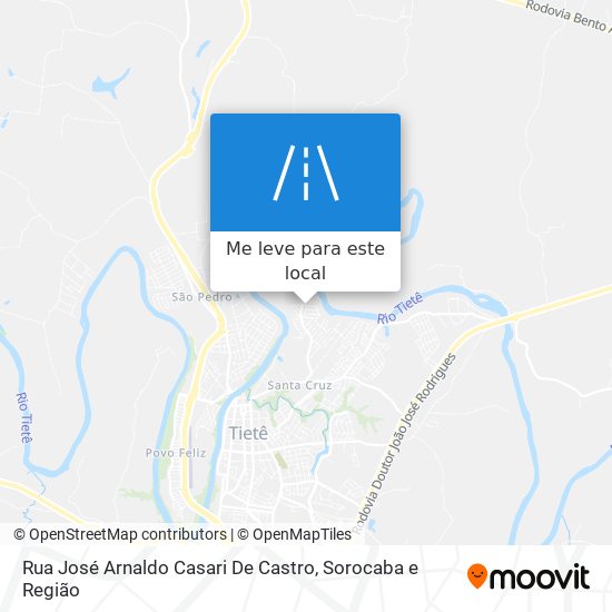 Rua José Arnaldo Casari De Castro mapa