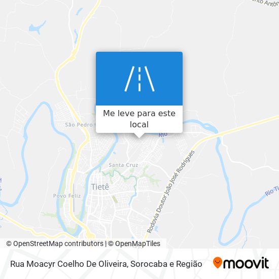 Rua Moacyr Coelho De Oliveira mapa