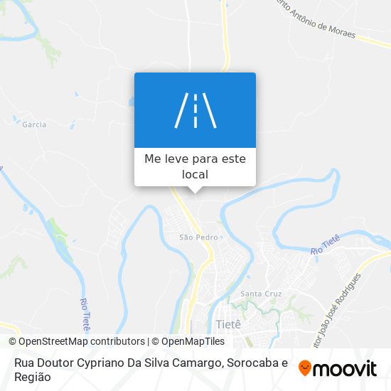 Rua Doutor Cypriano Da Silva Camargo mapa