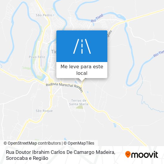 Rua Doutor Ibrahim Carlos De Camargo Madeira mapa