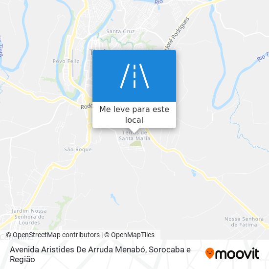 Avenida Aristides De Arruda Menabó mapa