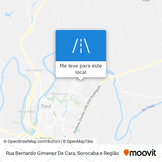 Rua Bernardo Gimenez De Cara mapa