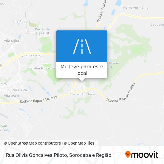 Rua Olivia Goncalves Piloto mapa