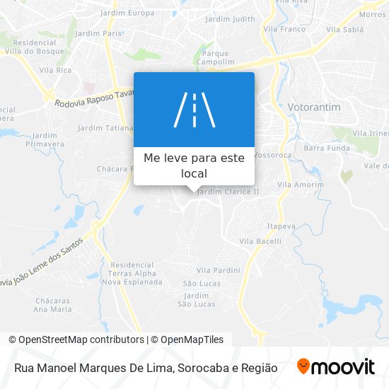 Rua Manoel Marques De Lima mapa