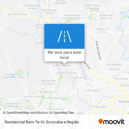 Residencial Bem-Te-Vi mapa