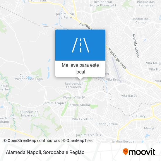 Alameda Napoli mapa