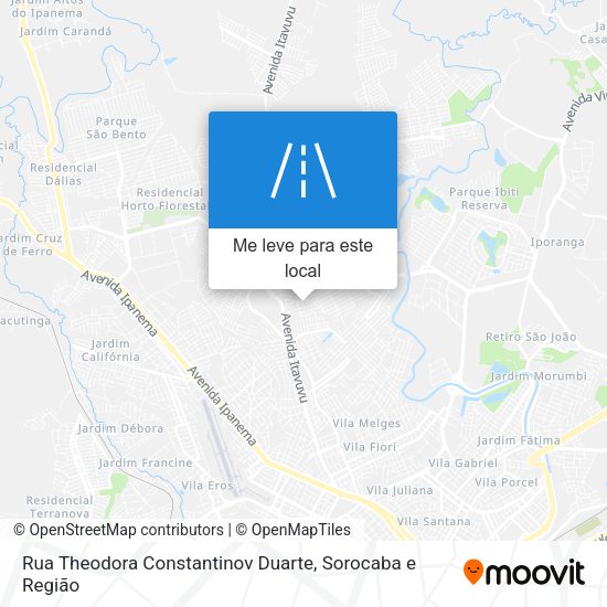 Rua Theodora Constantinov Duarte mapa