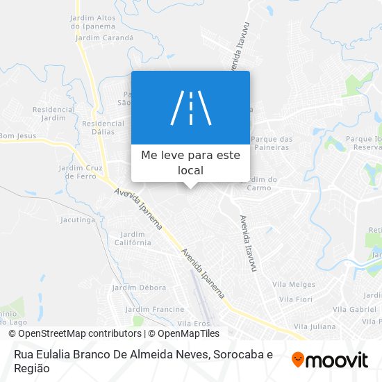 Rua Eulalia Branco De Almeida Neves mapa