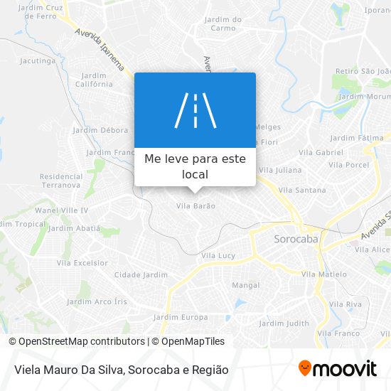 Viela Mauro Da Silva mapa