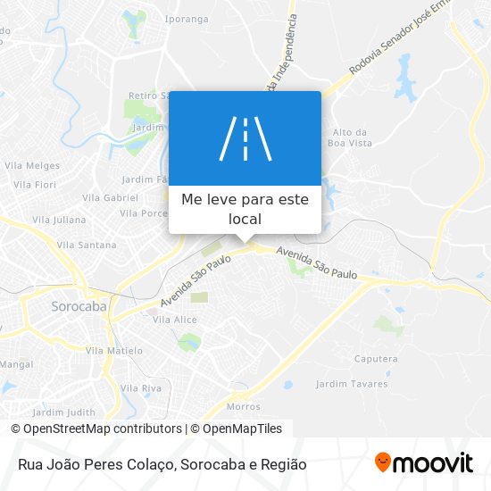 Rua João Peres Colaço mapa