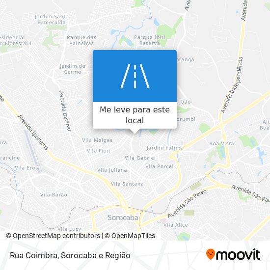 Rua Coimbra mapa