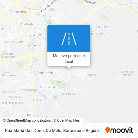 Rua Maria Das Dores De Melo mapa