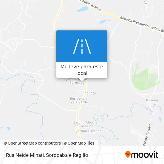 Rua Neide Minati mapa