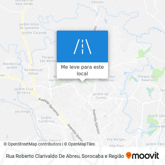 Rua Roberto Clarivaldo De Abreu mapa