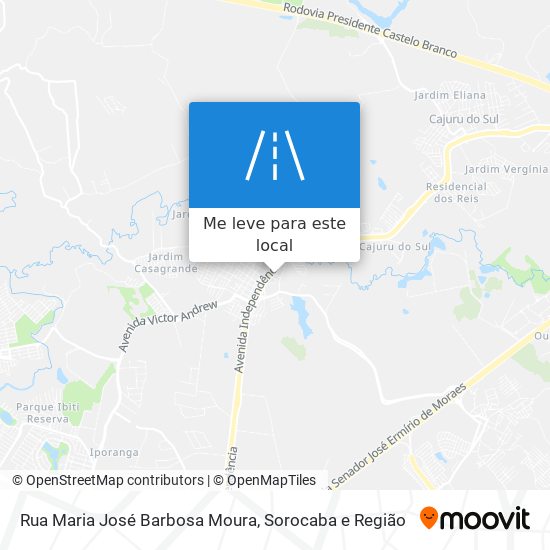 Rua Maria José Barbosa Moura mapa