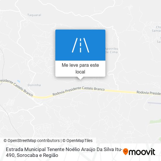 Estrada Municipal Tenente Noélio Araújo Da Silva Itu-490 mapa