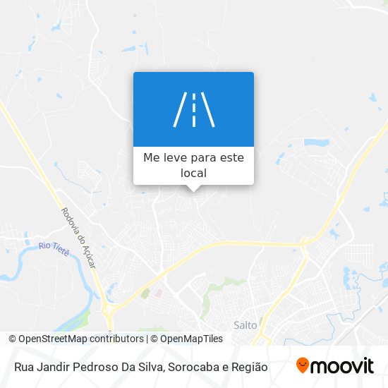 Rua Jandir Pedroso Da Silva mapa