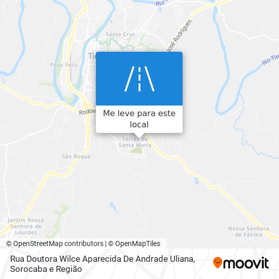 Rua Doutora Wilce Aparecida De Andrade Uliana mapa