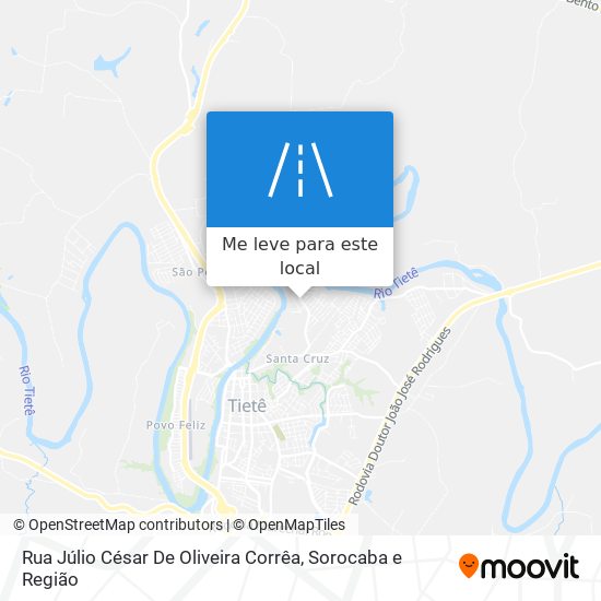 Rua Júlio César De Oliveira Corrêa mapa