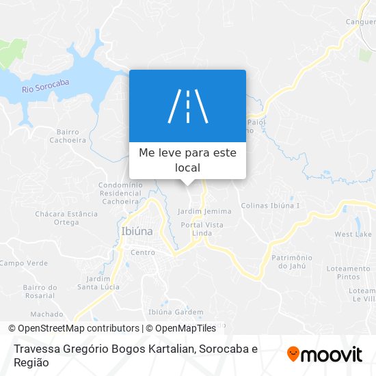 Travessa Gregório Bogos Kartalian mapa