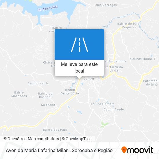 Avenida Maria Lafarina Milani mapa