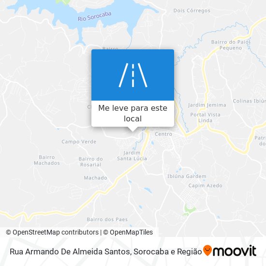 Rua Armando De Almeida Santos mapa