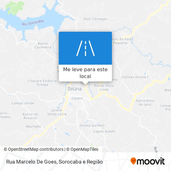 Rua Marcelo De Goes mapa