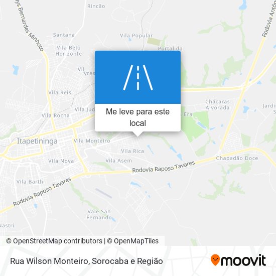 Rua Wilson Monteiro mapa