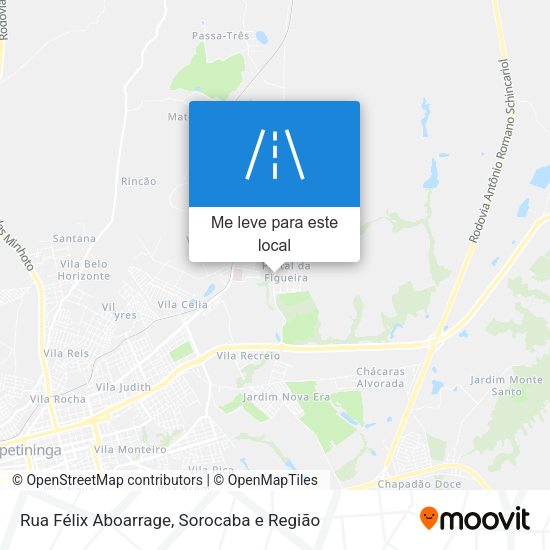 Rua Félix Aboarrage mapa
