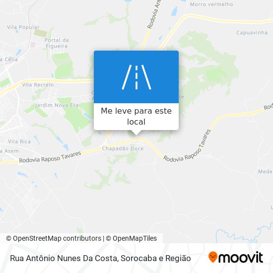 Rua Antônio Nunes Da Costa mapa