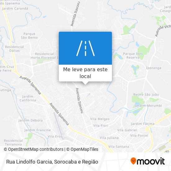 Rua Lindolfo Garcia mapa