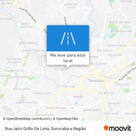 Rua Jairo Grillo De Lima mapa