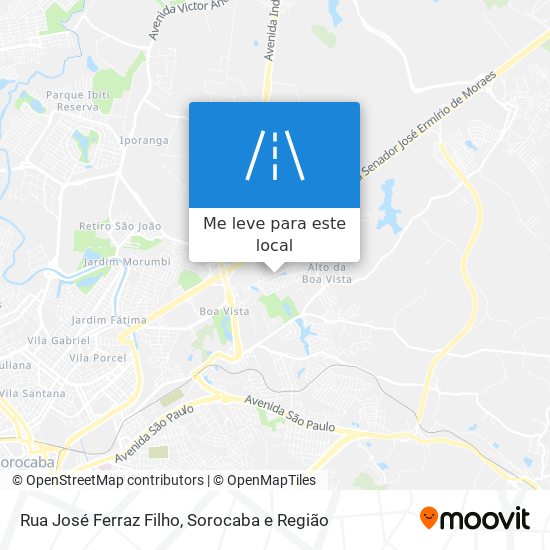 Rua José Ferraz Filho mapa