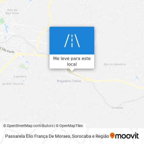 Passarela Èlio França De Moraes mapa