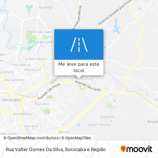 Rua Valter Gomes Da Silva mapa