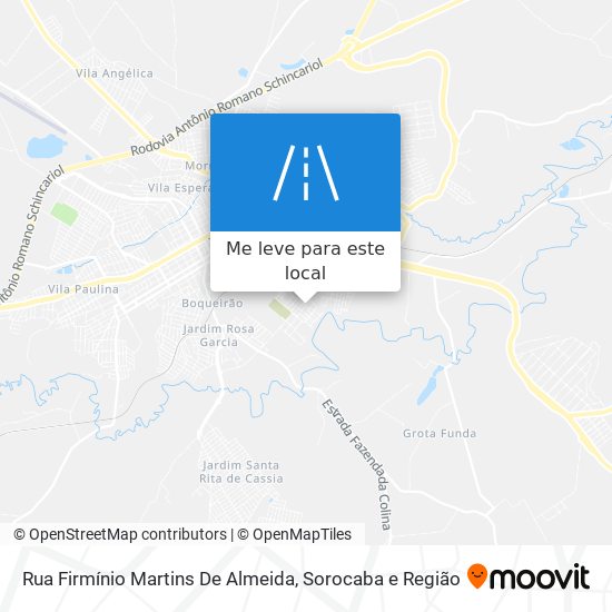 Rua Firmínio Martins De Almeida mapa